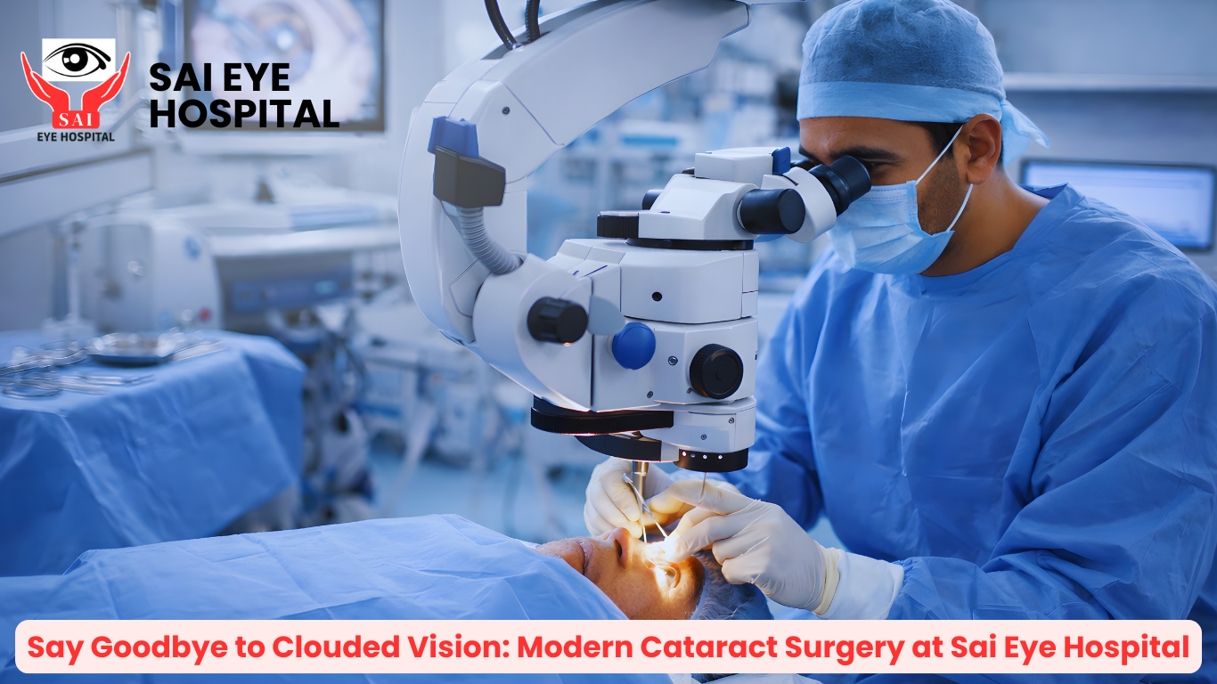 Say Goodbye to Clouded Vision: Modern Cataract Surgery at Sai Eye Hospital